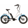 Kép 1/9 - Corratec Life S AP5 RD 8 speed elektromos kerékpár, fehér-kék, láncváltó