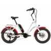 Kép 1/9 - Corratec Life S AP5 RD 8 speed elektromos kerékpár, fehér-piros, láncváltó
