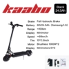 Kép 7/8 - Kaabo Mantis 10 Pro+ Elektromos roller 2000W, 24,5Ah