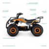 Kép 9/10 - LAMAX eTiger ATV50S Orange Gyermek  elektromos Quad 1000W, 12Ah, 20km hatótáv RTH-Shop.hu
