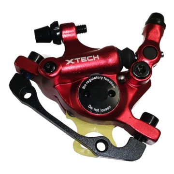 Zoom HB-100 Xtech félhidraulikus féknyereg F160/R140 adapterrel piros RTH-Shop.hu
