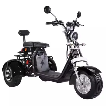 Coco Trike CP3 Elektromos robogó 2000W-os motorral, 60V 40Ah akkumulátorral fekete színben, 70-90km hatótávval