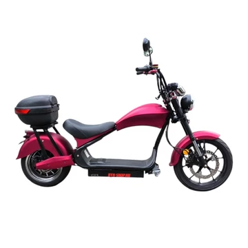 CityCoco MH3 Elektromos robogó 4000W-os motorral, 60V 40Ah akkumulátorral piros színben, 80-100km hatótávval (Kiállítási / Teszt jármű)
