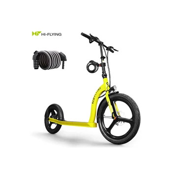 Hi-Flying Big Wheel 36V 350W 10Ah Összecsukható Felnőtt E-roller sárga + lakat