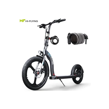Hi-Flying Big Wheel 36V 350W 10Ah Összecsukható Felnőtt E-roller szürke + lakat