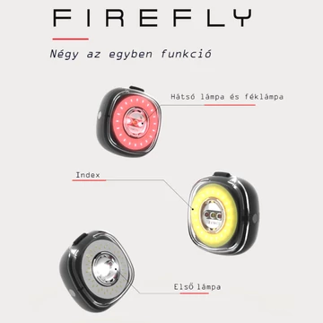 Lumos FireFly index és világítás 2db + töltő