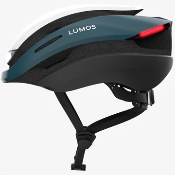 Lumos Ultra indexelő, világító okos sisak mélykék
