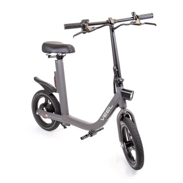 Veel S14 Pelooze Fun nagy kerekű, ülős elektromos roller nyereggel (üléssel) - szürke (robogó)
