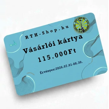 Vásárlói kártya 115.000Ft vásárlói értékben