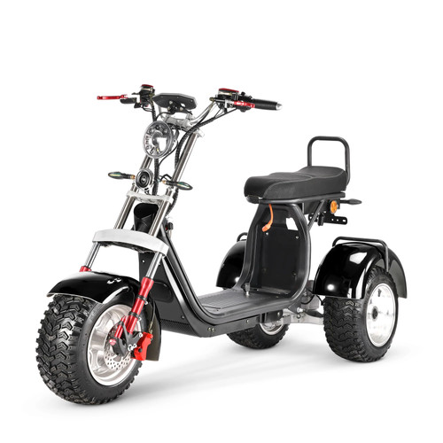 CityCoco CP7 Elektromos robogó 4000W-os motorral, 60V 55Ah akkumulátorral fekete színben, 80-110km hatótávval