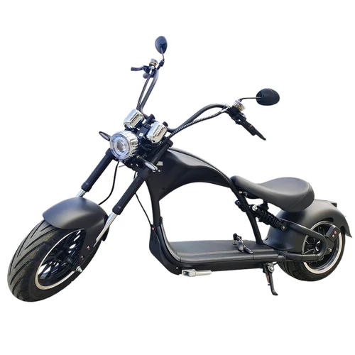 CityCoco M1P Elektromos robogó 2000W-os motorral, 60V 30Ah akkumulátorral fekete színben, 60-70km hatótávval