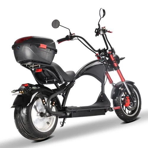 CityCoco CP4P Elektromos robogó 3000W-os motorral, 60V 30Ah akkumulátorral fekete színben, 70-80km hatótávval
