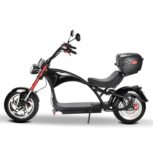 CityCoco CP4P Elektromos robogó 3000W-os motorral, 60V 30Ah akkumulátorral fekete színben, 70-80km hatótávval