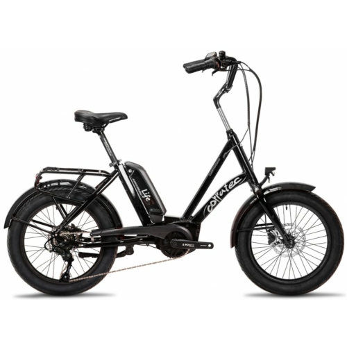 Corratec Life S AP5 RD 8 speed elektromos kerékpár, fekete-fekete, láncváltó