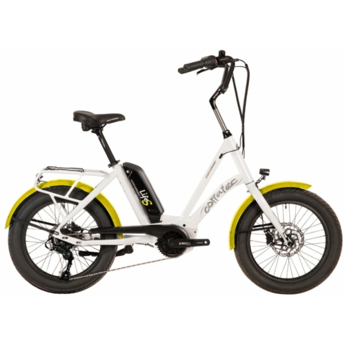 Corratec Life S AP5 RD 8 speed elektromos kerékpár, fehér-sárga, láncváltó