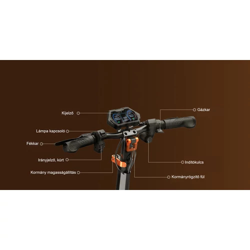 KuKirin G2 Pro 600W elektromos roller RTH-Shop.hu