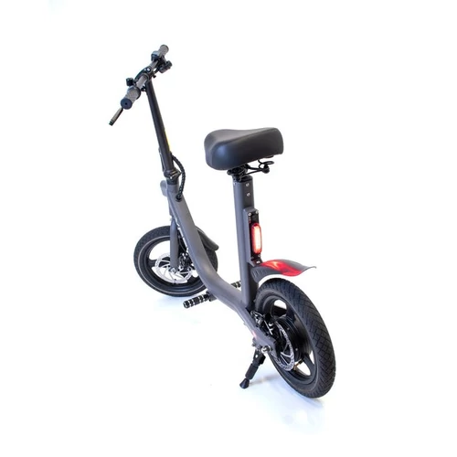 Veel S14 Pelooze Fun nagy kerekű, ülős elektromos roller nyereggel (üléssel) - szürke (robogó)