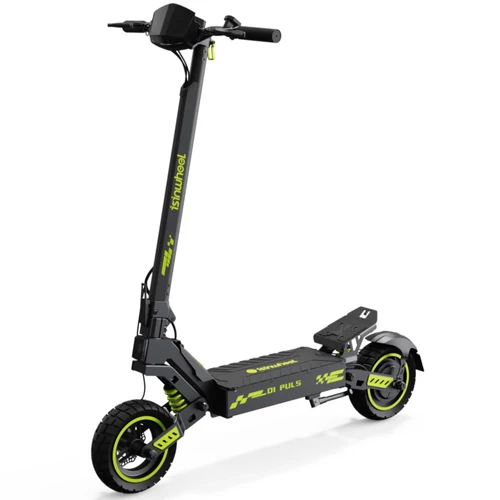 iSinwheel D1 Plus Elektromos roller 1200W, Black-Green RTH-Shop.hu
